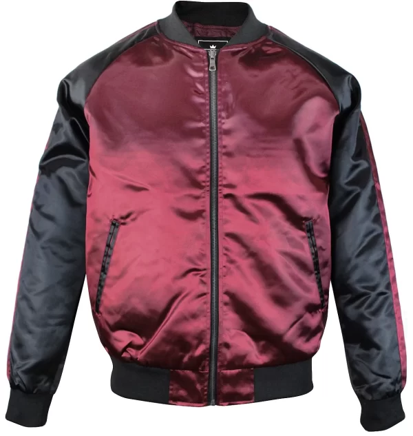 Allover polyester jacket
